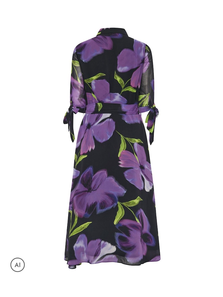 Star by Julien MacDonald Flower Printed Shirt Dress - صورة 6 من 6 Star by Julien MacDonald Flower Printed Shirt Dress - صورة 6 من 6