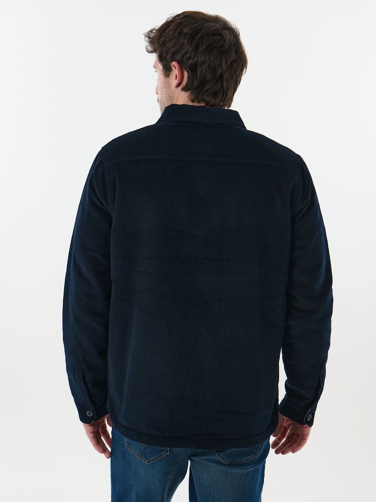 Saltwell Blue Borg Lined Corduroy Jacket - Image 2 of 6 Saltwell Blue Borg Lined Corduroy Jacket - Image 2 of 6