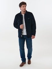 Saltwell Blue Borg Lined Corduroy Jacket - Image 3 of 6