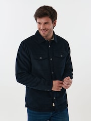Saltwell Blue Borg Lined Corduroy Jacket - Image 5 of 6