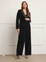 Star by Julien MacDonald Black Velvet Blazer - Image 2 of 6