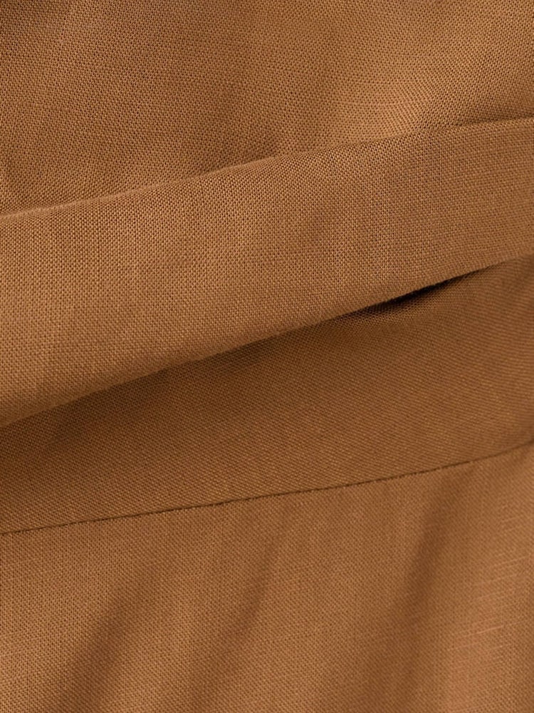 Mango Brown One Shoulder Jumpsuit - Image 7 of 7 Mango Brown One Shoulder Jumpsuit - Image 7 of 7