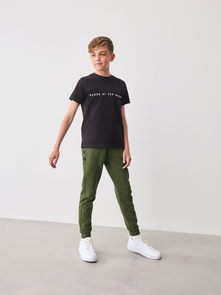Baker by Ted Baker Zip Through 100% Cotton Hoodie and Jogger Set - Image 3 of 11