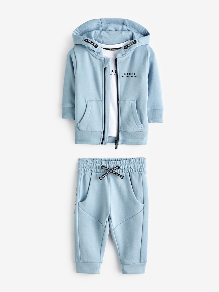 Baker by Ted Baker 100% Cotton (0-6yrs) Three Piece Tracksuit Set - Image 10 of 15