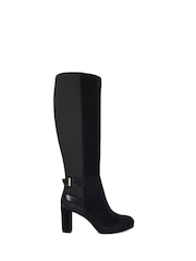 Dune London Black Samera Knee High Boots - Image 1 of 5