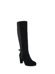 Dune London Black Samera Knee High Boots - Image 2 of 5