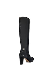 Dune London Black Samera Knee High Boots - Image 3 of 5