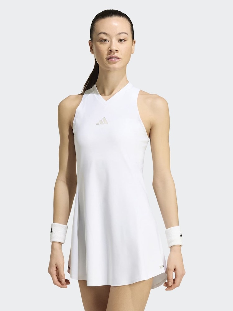 adidas White Tennis Pro Dress - Image 1 of 8