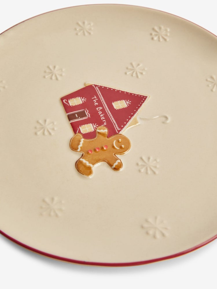 Set of 2 Natural Gingerbread Side Plates - Image 4 of 4