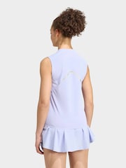 adidas Lilac Purple Climacool Tennis Match Pro Tank - Image 3 of 6