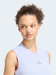 adidas Lilac Purple Climacool Tennis Match Pro Tank - Image 4 of 6