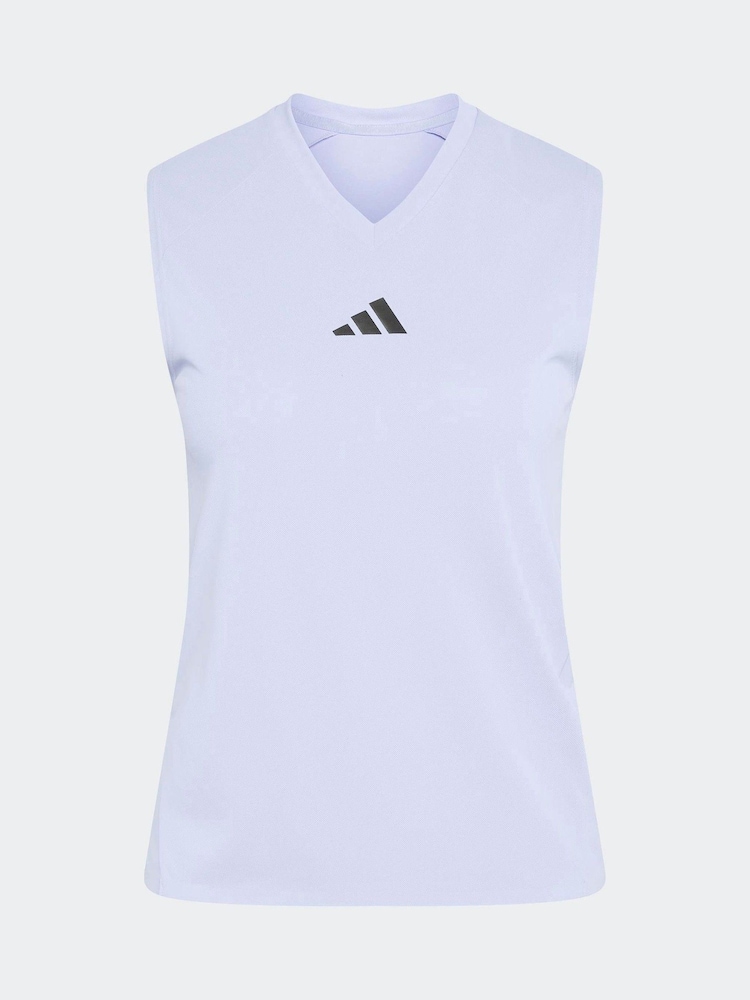 adidas Lilac Purple Climacool Tennis Match Pro Tank - Image 6 of 6 adidas Lilac Purple Climacool Tennis Match Pro Tank - Image 6 of 6