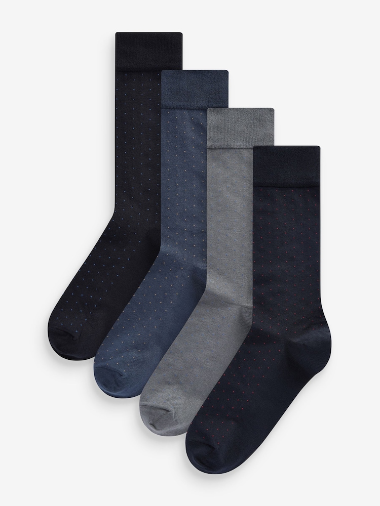 Small Spot Bamboo Signature Socks - Image 1 of 2