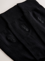 Black Stag 5 Pack Multi Stag Lasting Fresh Embroidered Socks - Image 3 of 4