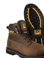Caterpillar Holton Lace-Up Brown Boots - Image 4 of 5