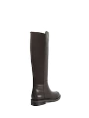 Dune London Brown Tallos Knee High Boots - Image 3 of 5