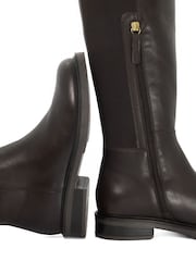 Dune London Brown Tallos Knee High Boots - Image 5 of 5