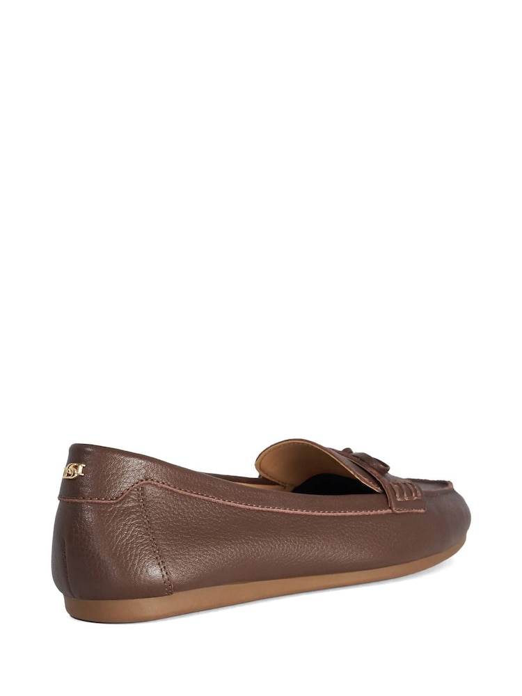 Dune London Brown Girella Loafers - Image 2 of 5 Dune London Brown Girella Loafers - Image 2 of 5