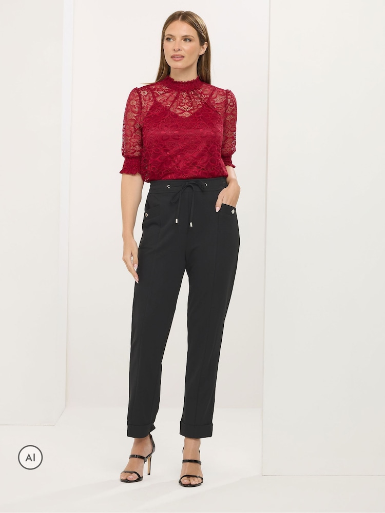 Star by Julien MacDonald Tie Waist Tailored Trousers - Immagine 2 di 6 Star by Julien MacDonald Tie Waist Tailored Trousers - Immagine 2 di 6