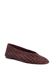 Ljubičasto - Dune London Homely Ballet Pumps - Slika 1 od 5