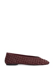 Ljubičasto - Dune London Homely Ballet Pumps - Slika 2 od 5