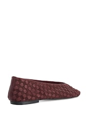 Ljubičasto - Dune London Homely Ballet Pumps - Slika 3 od 5