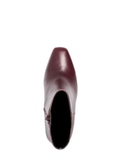 Dune London Red Wide Fit Ovation Square Toe Heeled Boots - Image 5 of 6