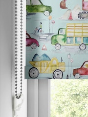 Voyage Blue Blackout Traffic Jam Made to Measure Roller Blinds - Image 5 of 6