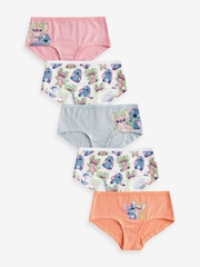 Blue/Orange Lilo And Stitch Hipster Briefs 5 Pack (2-16yrs) - Image 1 of 8