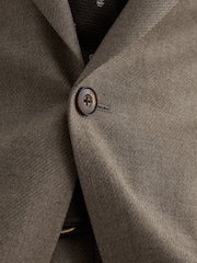 سترة بليزر بدلة من مزيج صوف مع تويل بصَف أزرار واحد Terrain Jacket من Reiss - صورة 4 من 10