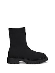 Linzi Black Jayde Black Flyknit Ankle Boots - Image 3 of 5