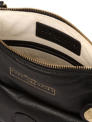 Schwarz - Pure Luxuries London Kenley Umhängetasche aus Leder - Bild 5 von 5