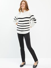 Washed Black Cosy Brushed Slim Jeans - Image 3 of 9