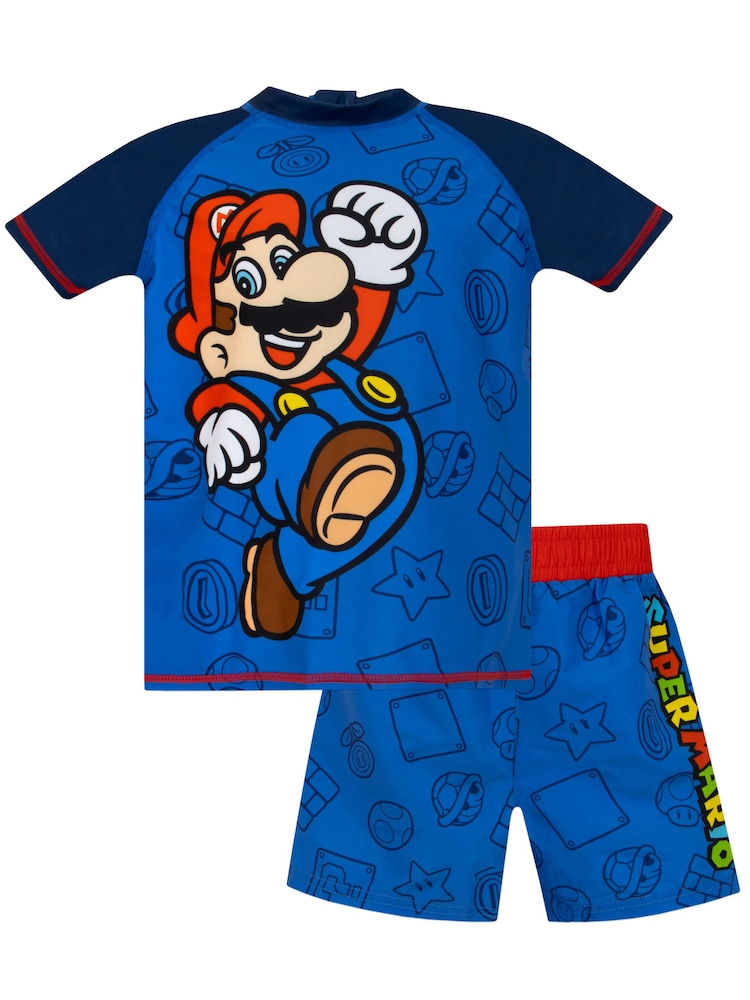 Character Blue Super Mario Swim Set - Image 1 of 8