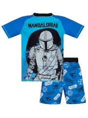 Character Blue The Mandalorian Swim Set - Image 1 of 5