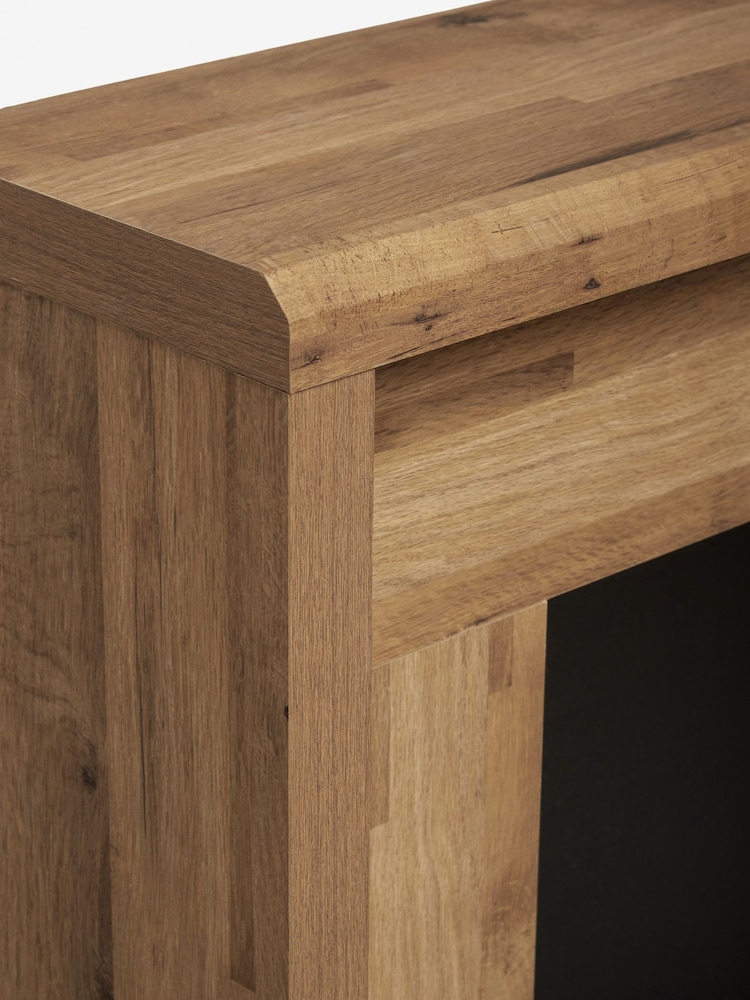 Dark Bronx Oak Effect Fire Surround - Image 4 of 4