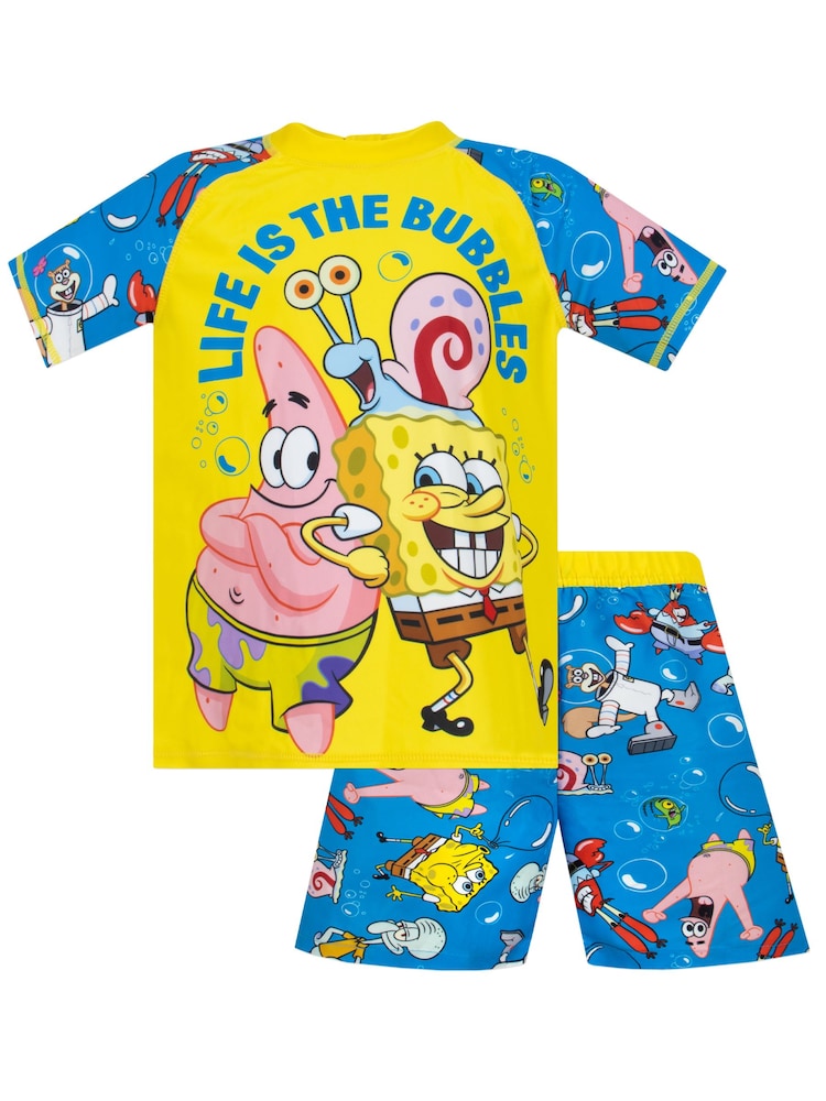 Character Yellow Spongebob Swim Set - Image 1 of 10