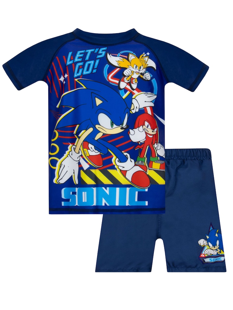 Character Blue Sonic Swim Set - Image 1 of 15