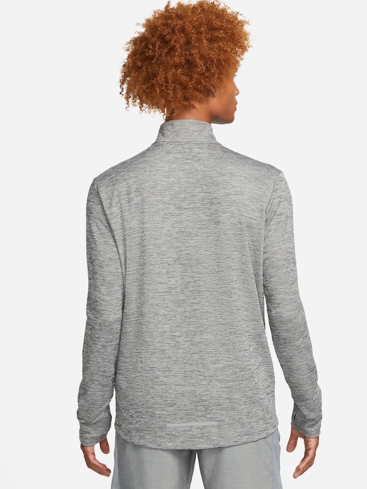 Nike Grey Pacer Half Zip Running Top - Image 2 of 8