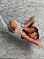 Nike Grey Pacer Half Zip Running Top - Image 4 of 8