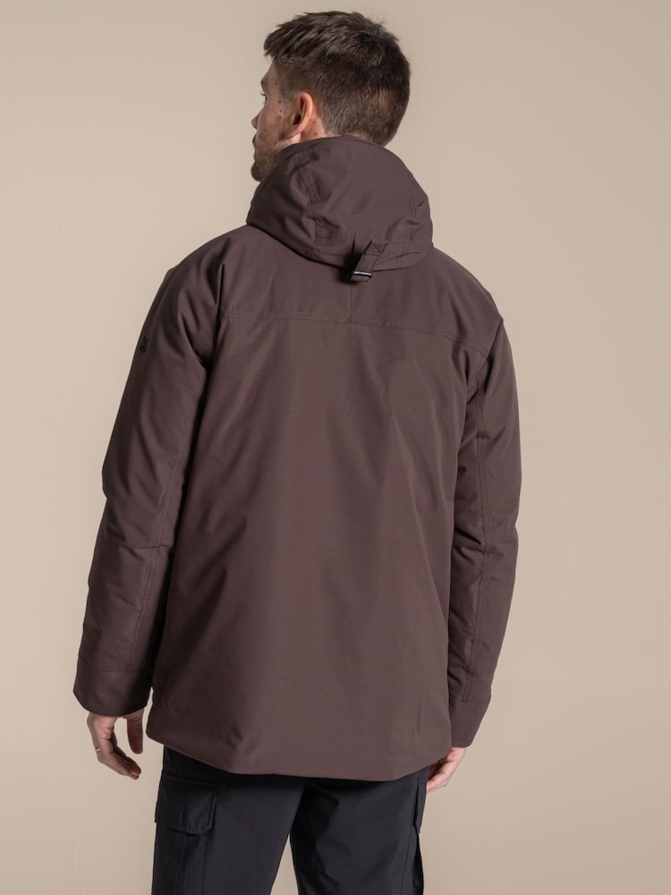 Marrón - Chaqueta impermeable aislante Craghoppers x National Trust Hamps - Imagen 2 de 6