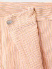 Mango Pink Lyocell Pinstripe Pleated Trousers - Image 6 of 7