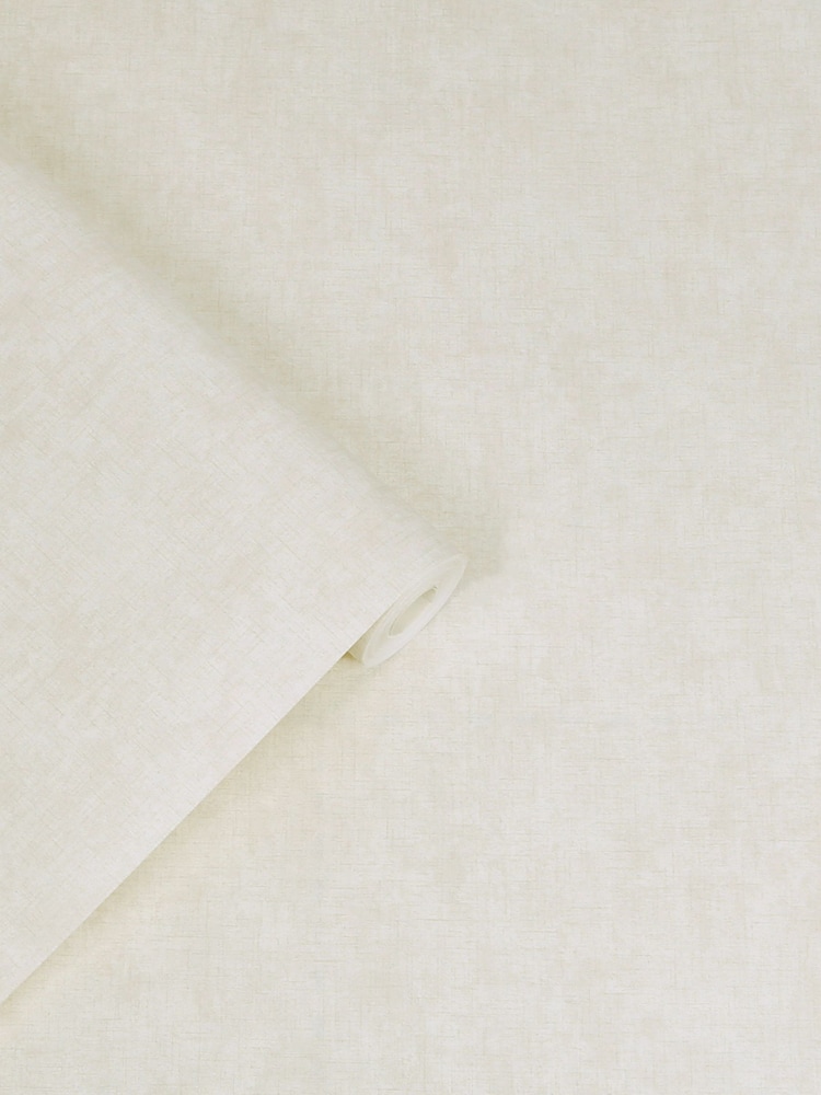 Laura Ashley Pale Dove Grey Plain Textured 10M Wallpaper - Image 2 of 4