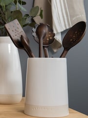 Artisan Street White Utensil Jar - Image 1 of 4