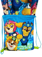 Character Blue PAW Patrol Aqua Pups 2 in1 Towel Bag - Image 5 of 5