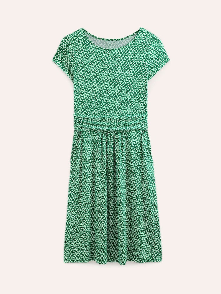 Grün - Boden Amelie Jersey-Kleid - Bild 5 von 5 Grün - Boden Amelie Jersey-Kleid - Bild 5 von 5