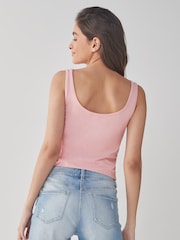Pink Light Thick Strap Vest - Image 2 of 5