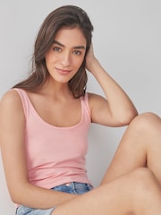 Pink Light Thick Strap Vest - Image 4 of 5