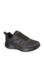 Skechers Black Arch Fit Axtell Slip Resistant Mens  Trainers - Image 1 of 5