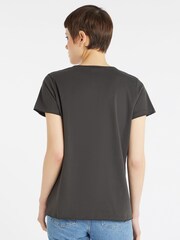Amplified Grey Oasis Logo 100% Cotton T-Shirt - Image 2 of 4